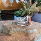 Navajo Made Spiny Oyster Shell Cuff by Augustine Largo GJ-BRC-0045