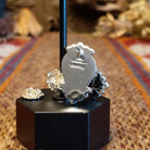 The backings feature the artisan's stamped signature.