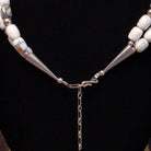 Close-up of the hook clasp.