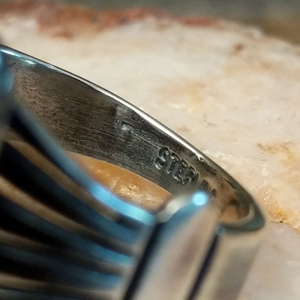 Close-up of Tricia Smith's stamped signature.