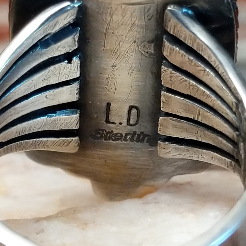 Close-up of Lowell Draper's stamped signature.