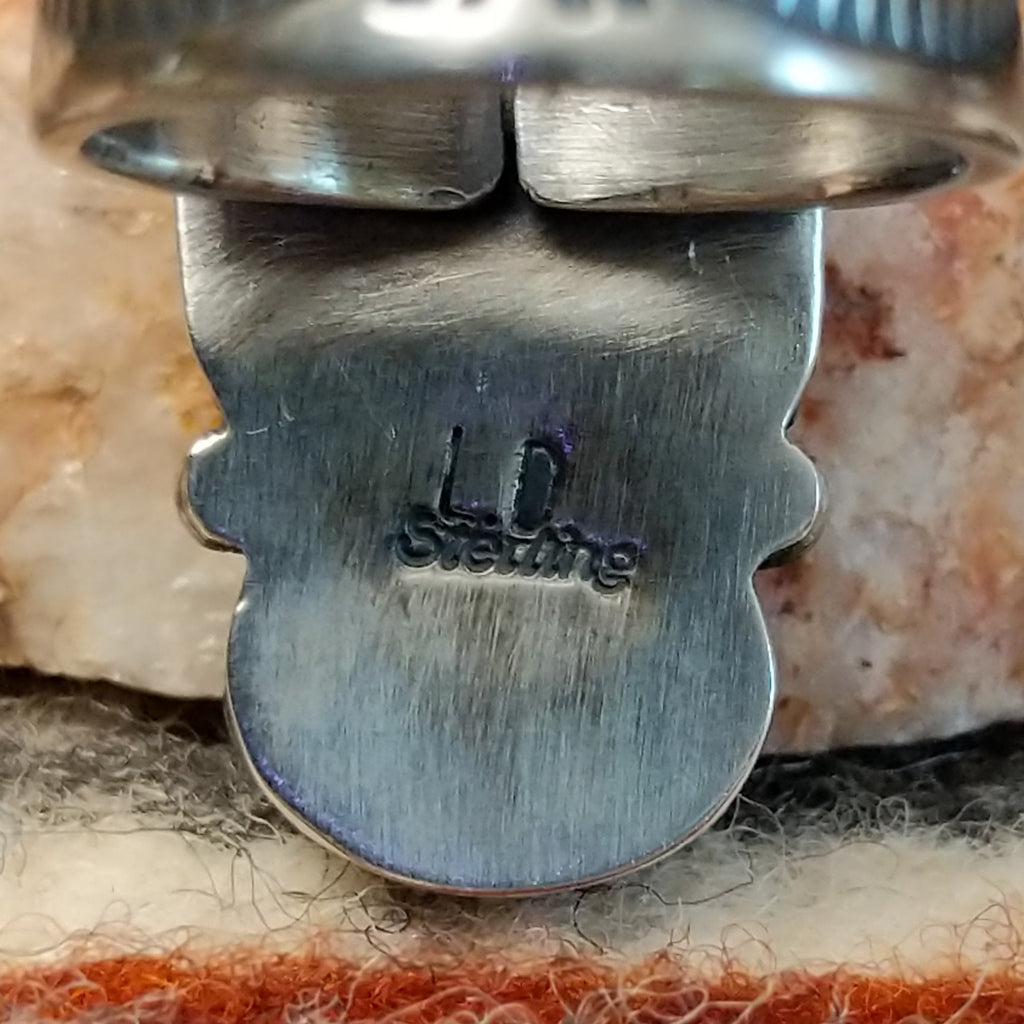 Close-up of Lowell Draper's stamped signature.