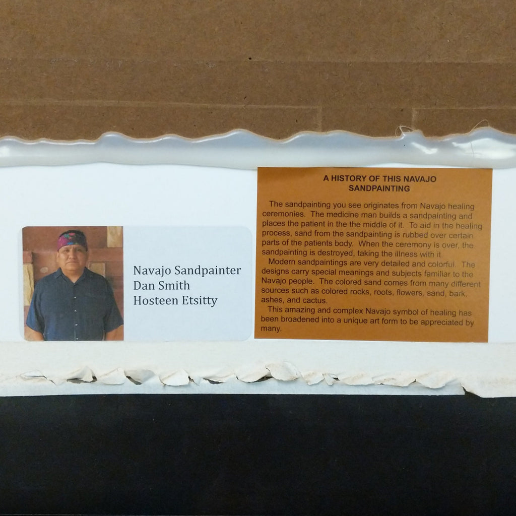 A close-up of the artisan's authentication tag.