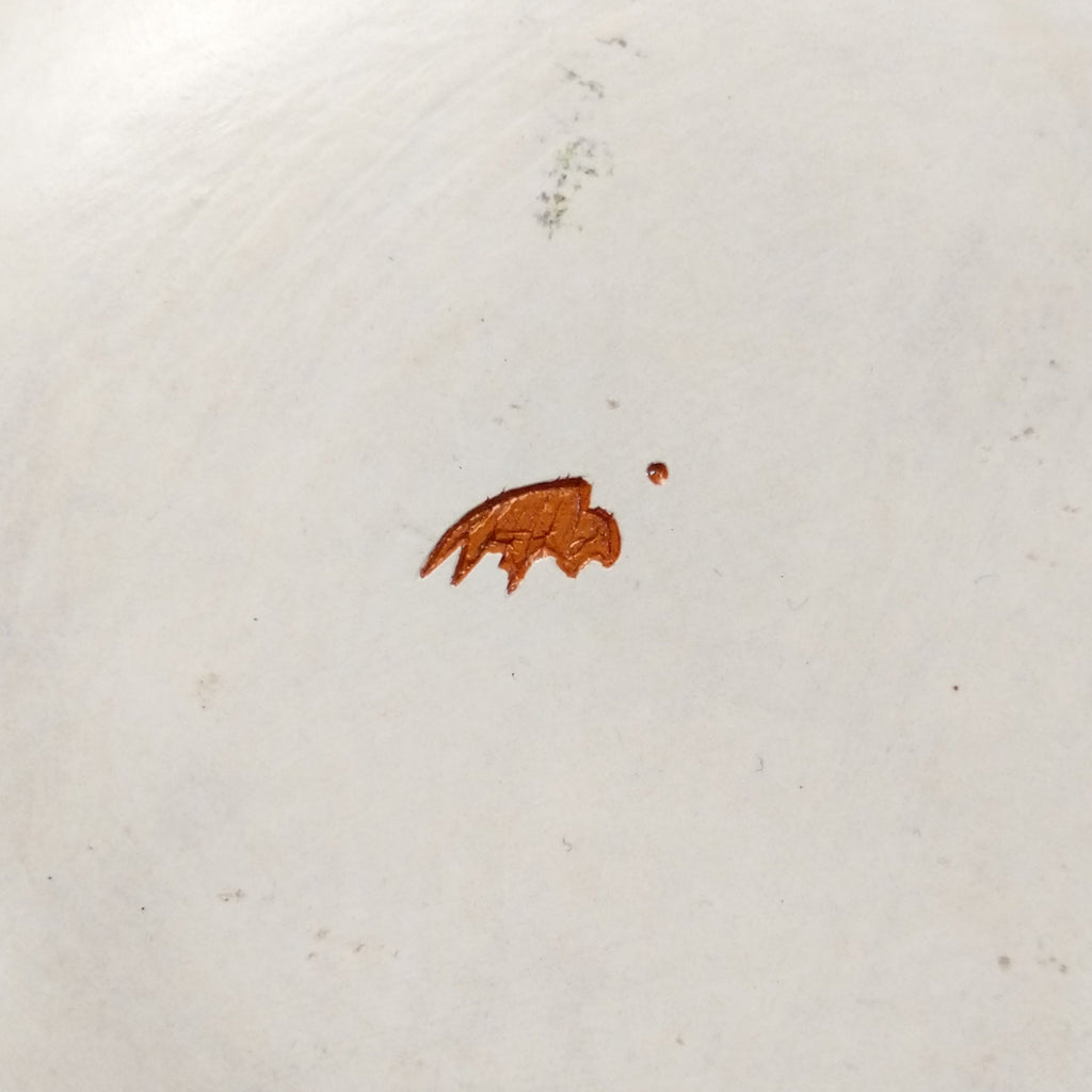 Close up view of buffalo hallmark as a signature