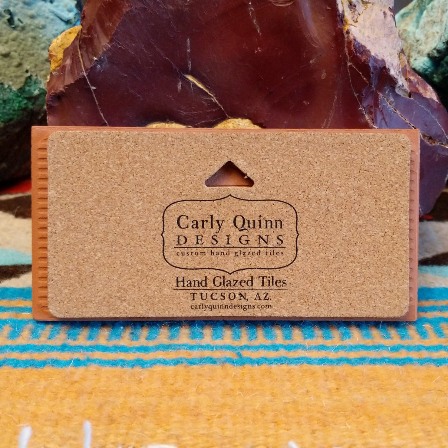 The back features the artisan's brand.