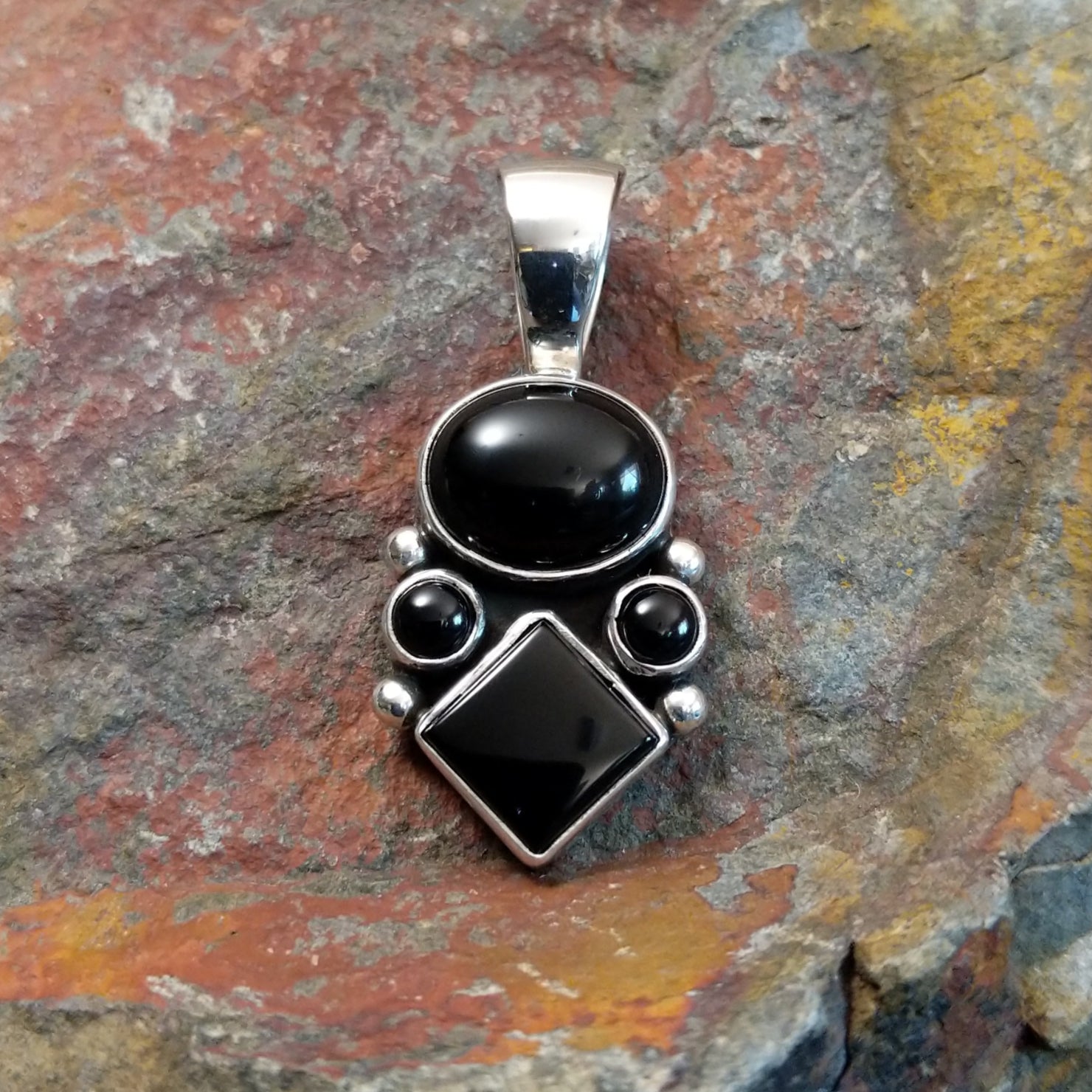 Black Onyx Pendant by Bernyse Chavez SWSG-PND-0024