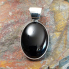 Large Black Onyx Pendant by Ann Curley SWSG-PND-0025