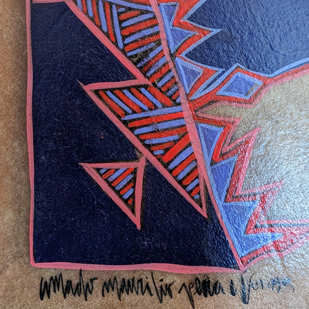 artist signature on drum