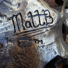 edge sculpture lion head artist mark