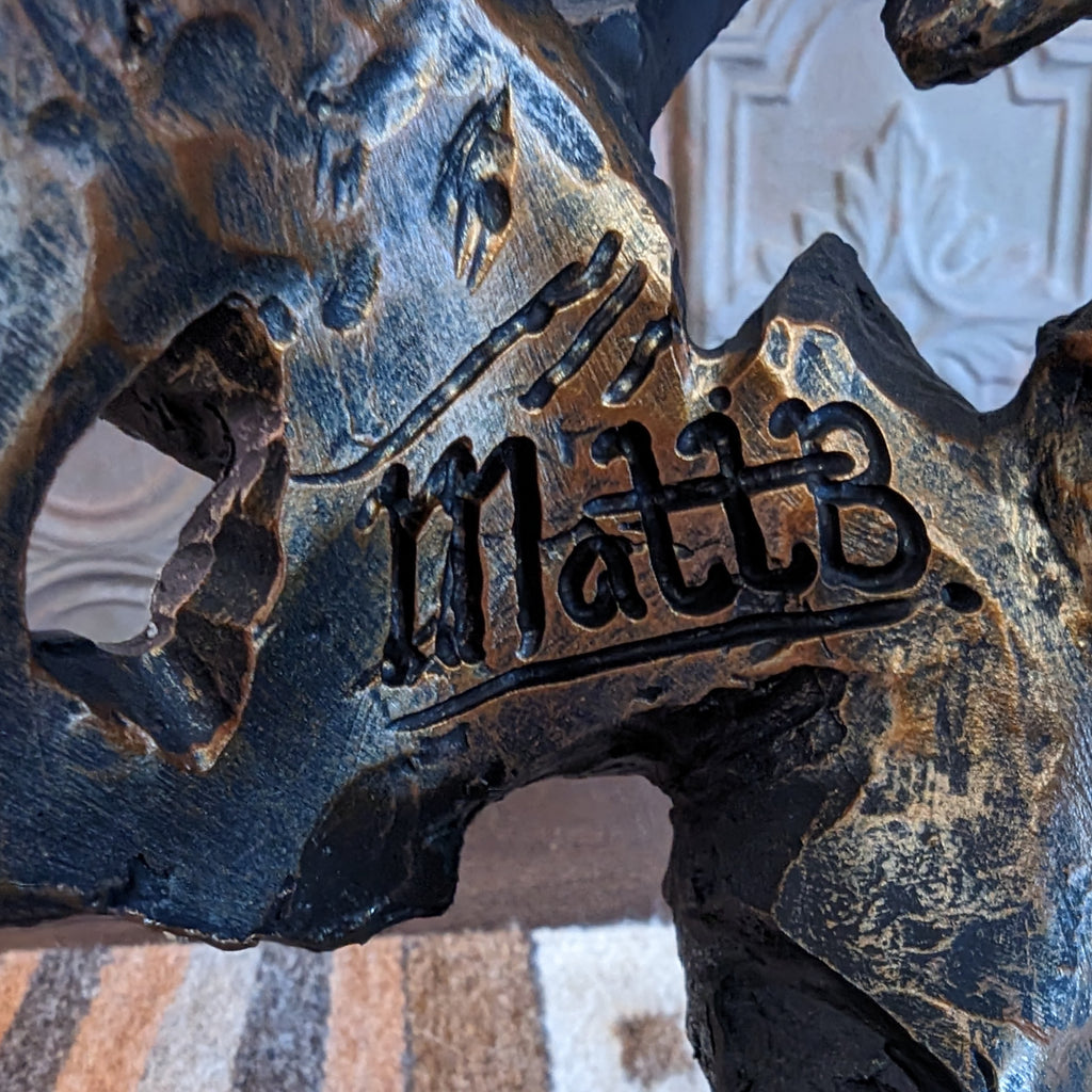 edge wolf sculpture artist mark
