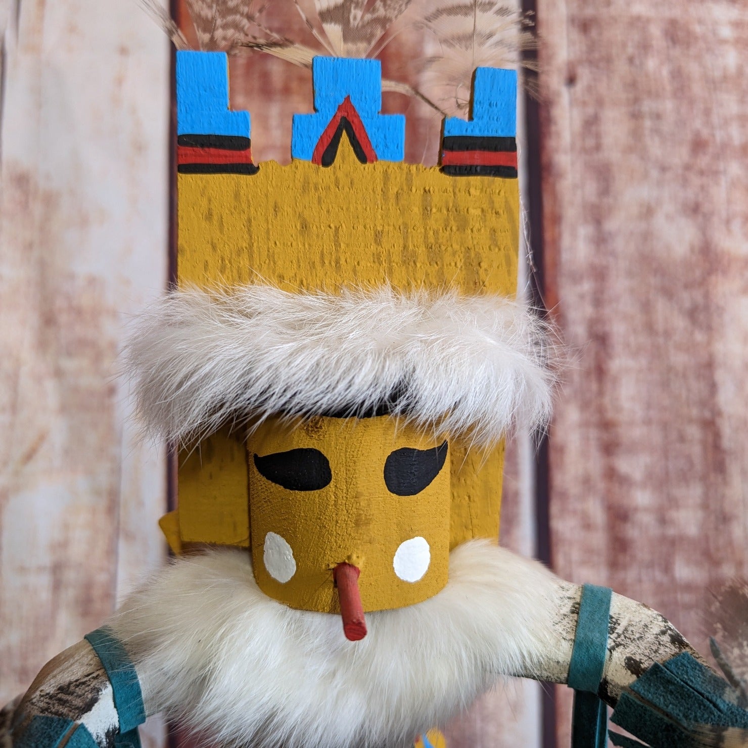 Navajo Butterfly Kachina Doll Detail View