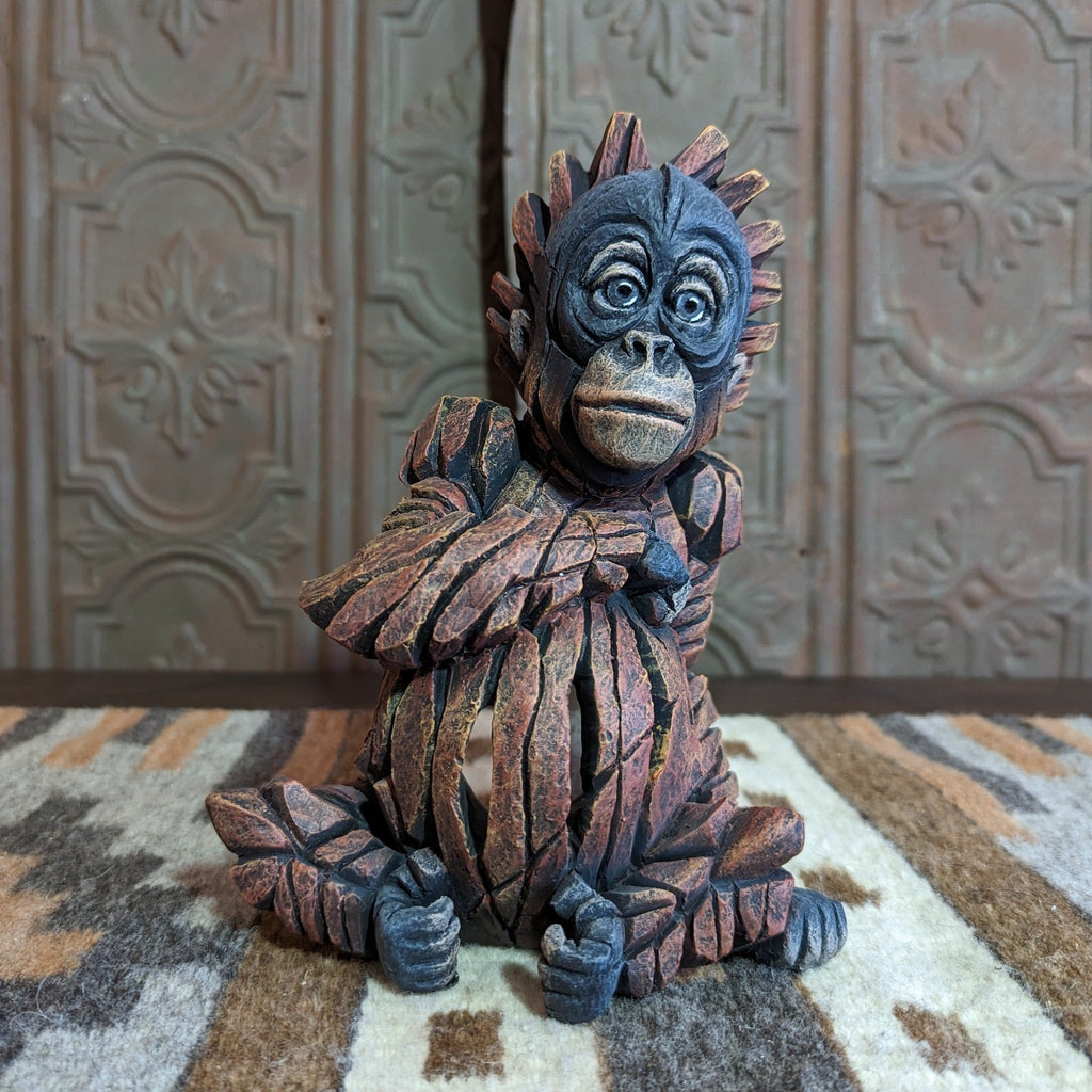 "Orangutan" an Edge Sculpture by Matt Buckley Front View