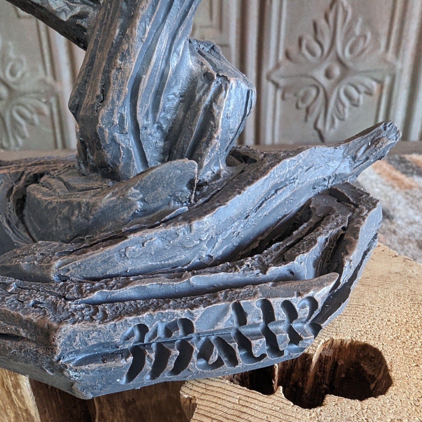 "Owl" an Edge Sculpture by Matt Buckley Signature View