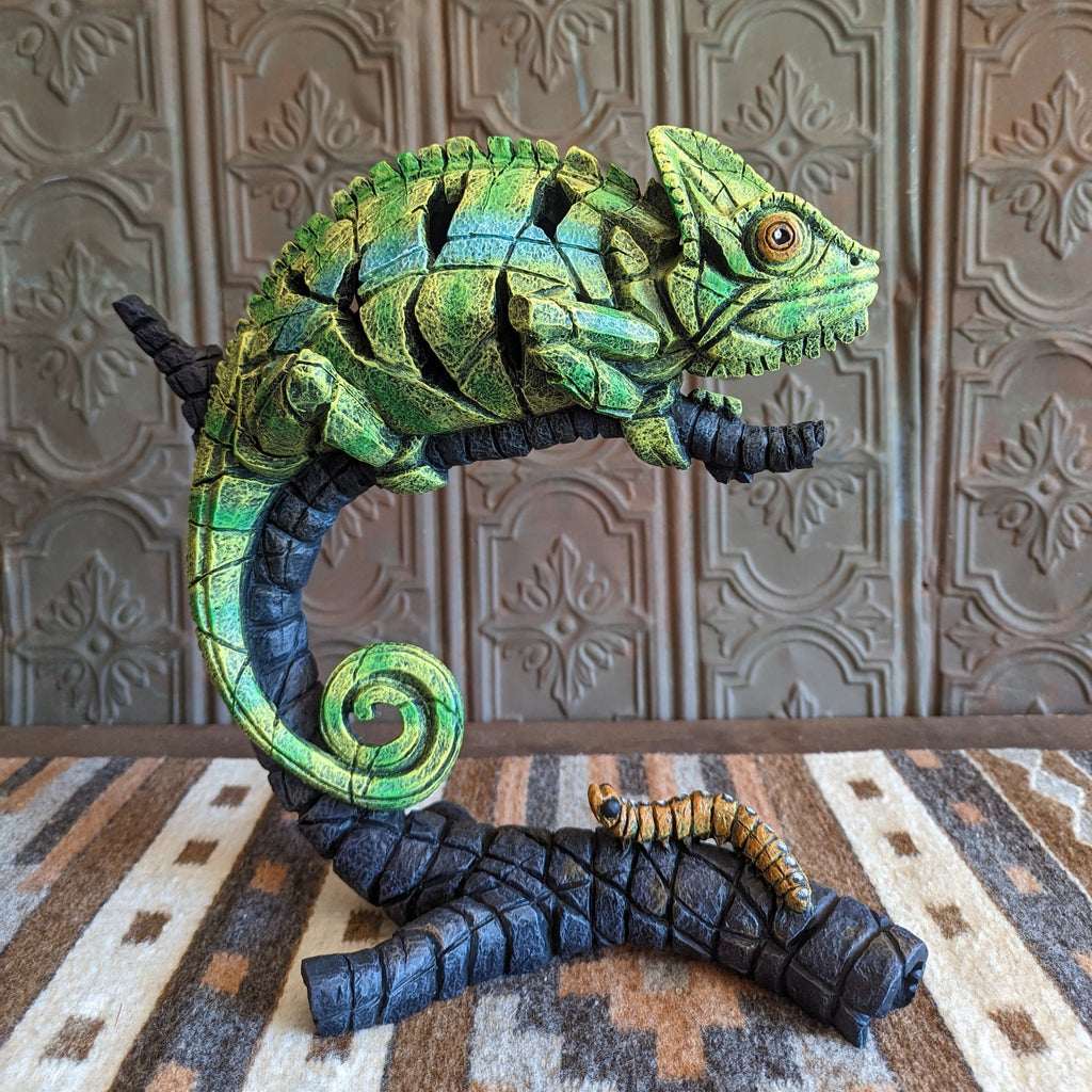 "Chameleon" an Edge Sculpture by Matt Buckley Side View