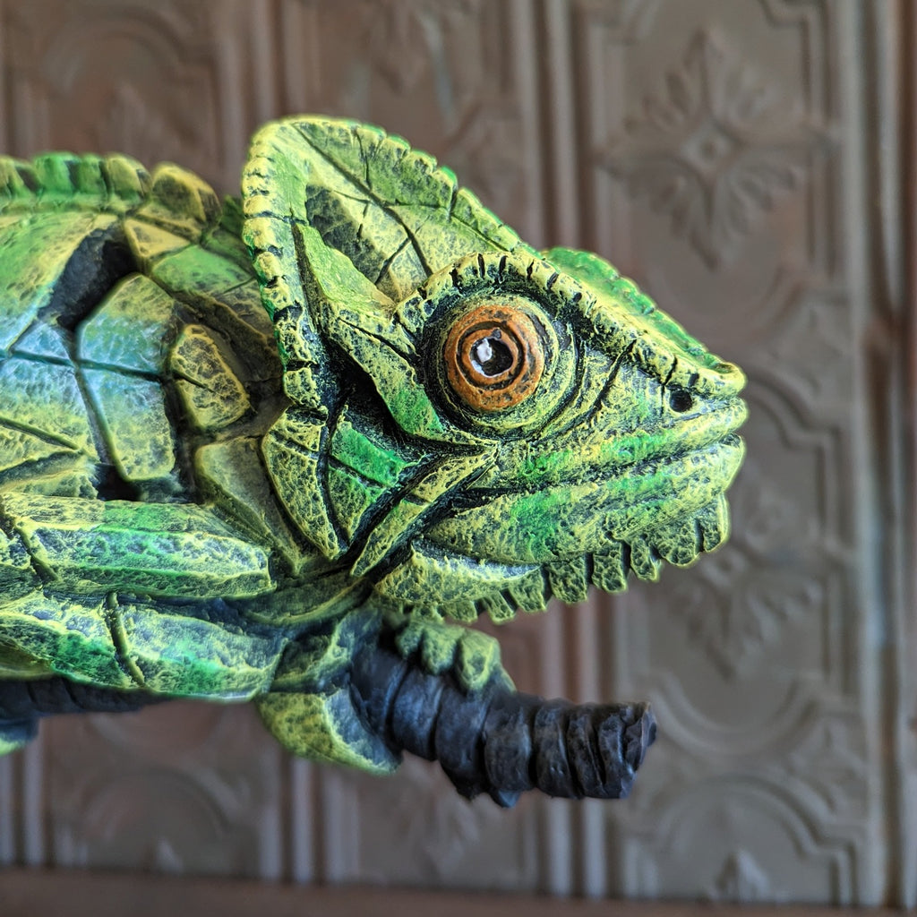 "Chameleon" an Edge Sculpture by Matt Buckley Detail View