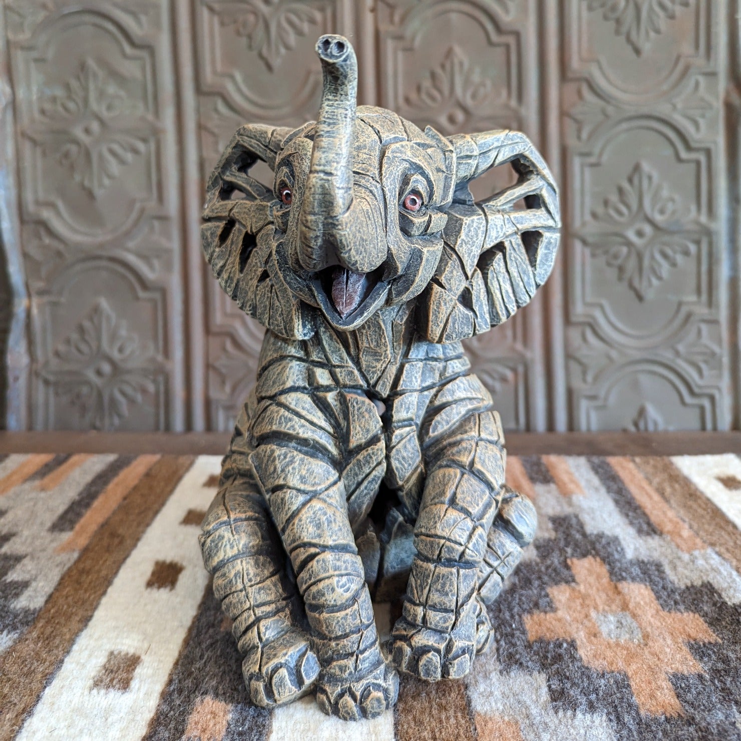 "Elephant" an Edge Sculpture by Matt Buckley Front View