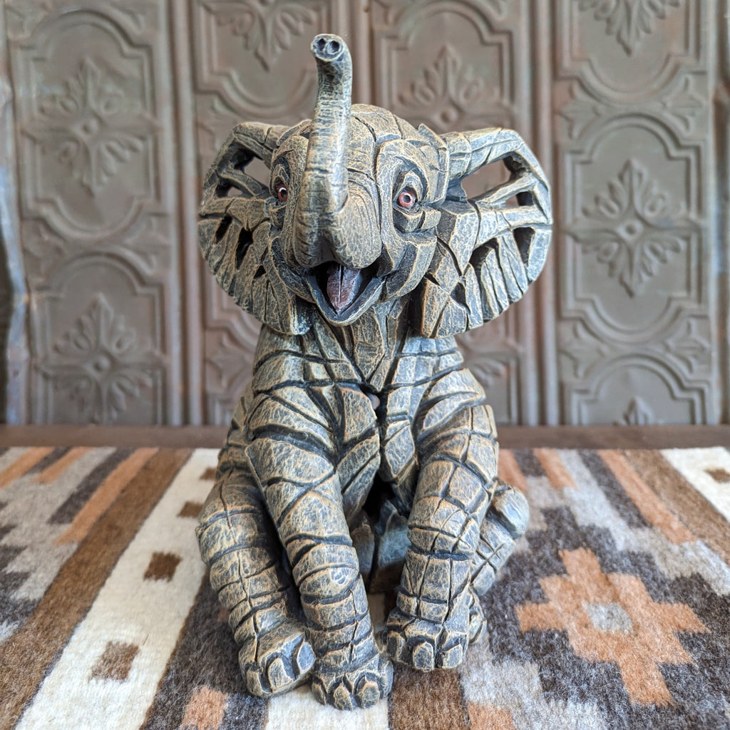 "Elephant" an Edge Sculpture by Matt Buckley Front View