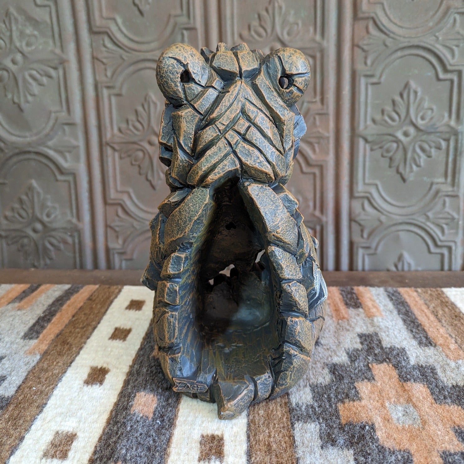 "Bear Cub" an Edge Sculpture by Matt Buckley Back View