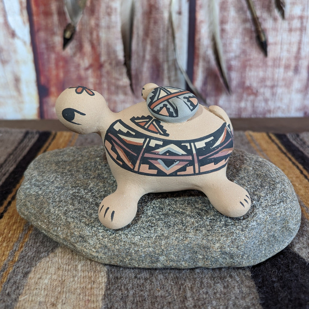 Turtle and Baby Storyteller by Chrislyn Fragua Side View