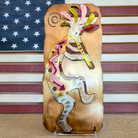 Small Kokopelli Dancing Left Facing 3D Metal Wall Art by Crook Designs Made in Arizona 